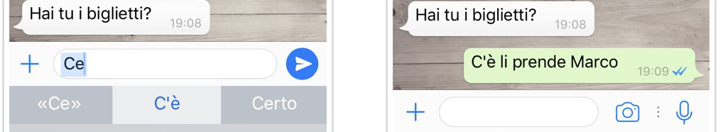 iPhone iOS Mac Apple "correzione automatica" ortografia correttore ortografico