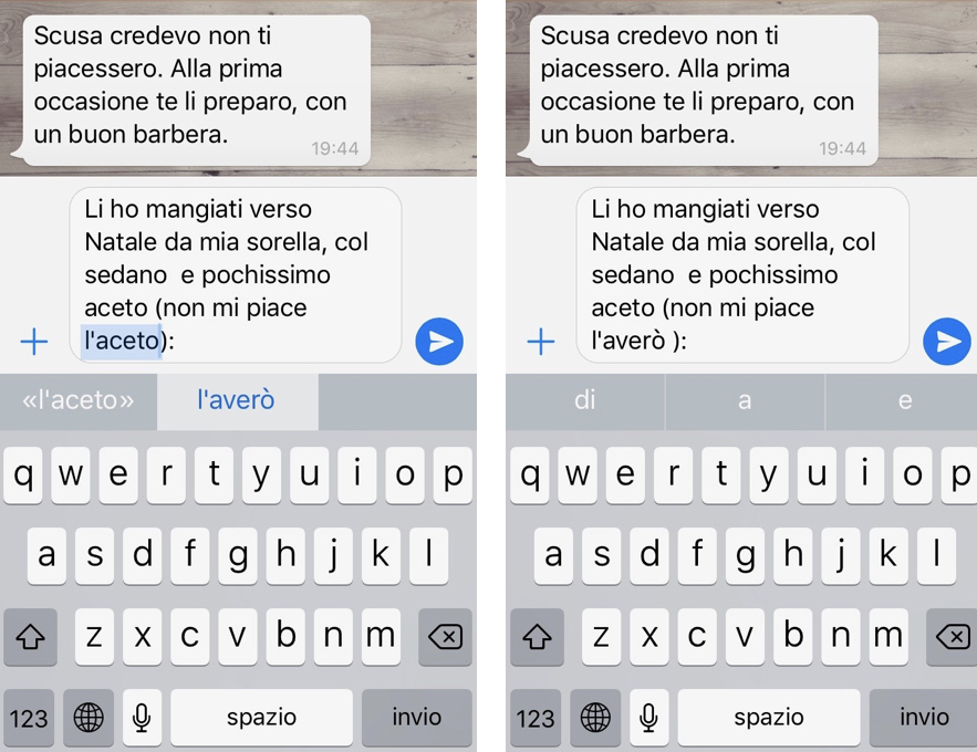 errori parole inesistenti apostrofo accento sostituzione automatica "tastiera predittiva"