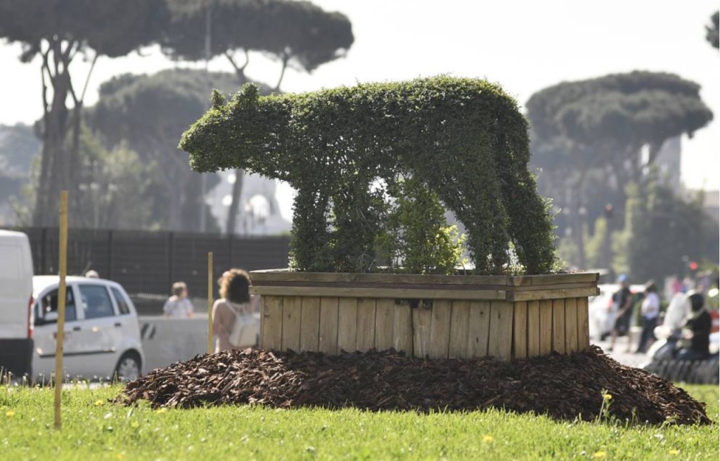 lessico "parole strane" giardinaggio "arte topiaria" lupa orsa Roma siepe