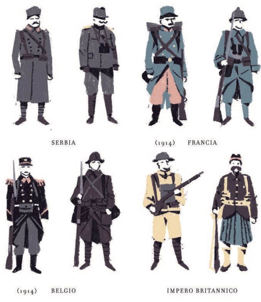 soldati uniformi "prima guerra mondiale" "Grande guerra" "Matteo Berton"
